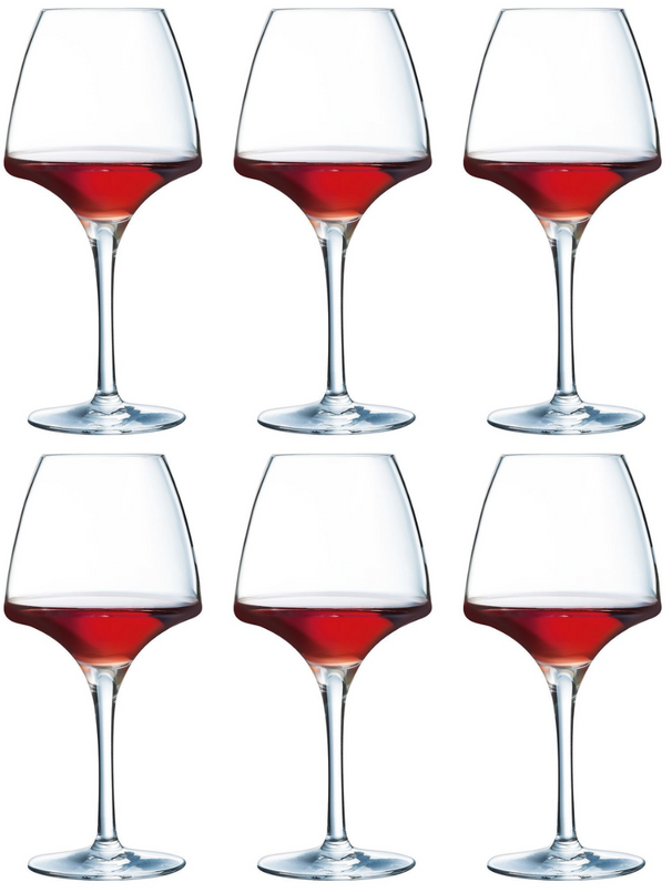 Set de verres a vin Chef&Sommelier - Verres a vin rouge - OpenUp - 32cl - 6