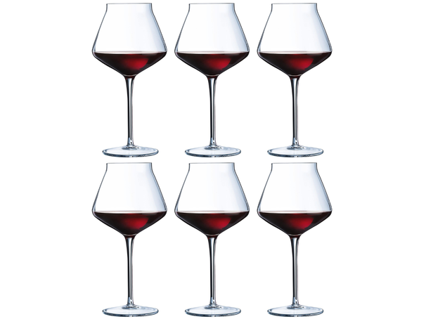Set de verres a vin Chef & Sommelier - Verres a vin rouge - 55 cl - 6 pièces