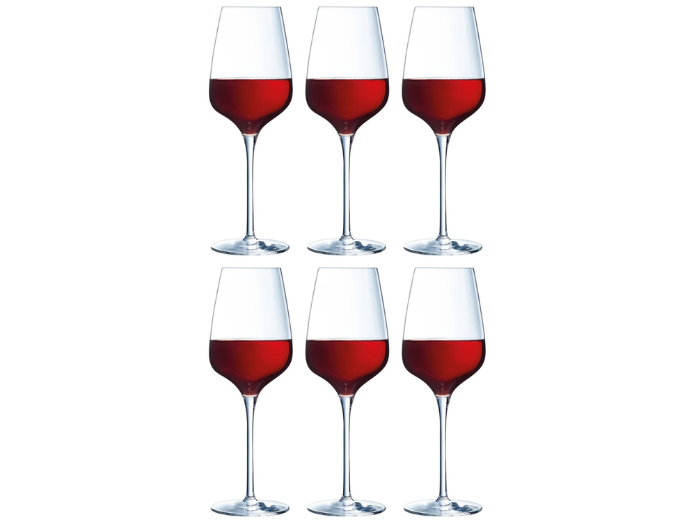 Set de verres a vin Chef & Sommelier - Verres a vin rouge - Sublym - 35 cl - 6