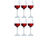 Set de verres a vin Chef & Sommelier - Verres a vin rouge - Sublym - 35 cl - 6