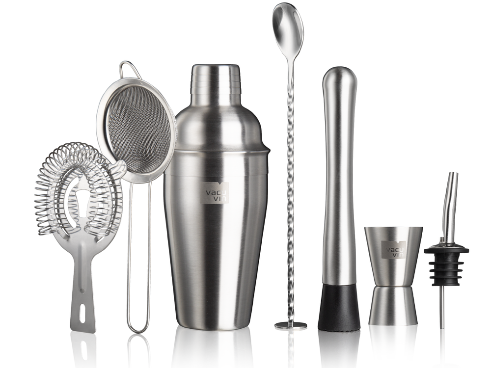 Set de cocktail Vacu Vin - Shaker à cocktail - Plus - 550 ml - 7 pièces
