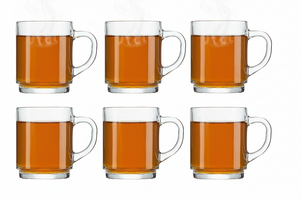 Ensemble de verres à thé Luminarc - Avec anse - Bock - 250 ml - 6 pièces
