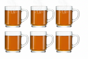 Ensemble de verres à thé Luminarc - Avec anse - Bock - 250 ml - 6 pièces