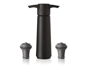 Set de pompes a vin Vacu Vin - Bouchons a vin - Wine Saver - 90 mm - 3 pieces