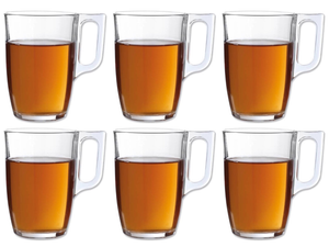 Set de verres à thé Luminarc - Verres à thé avec anse - Nuevo - 32 cl - 6 pièces