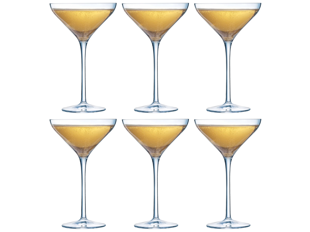 Set de verres a cocktail Chef&Sommelier - Verres a martini - 21 cl - 6 pièces