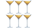 Set de verres a cocktail Chef&Sommelier - Verres a martini - 21 cl - 6 pièces