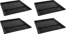 Set d'assiettes à fondue Cookinglife - Gourmet - 24x24 cm - 4 pièces