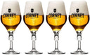 Ensemble de verres à bière Cornet - Verre cornet - Cornet - 330 ml - 4 pièces