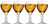 Ensemble de verres à bière Leffe - Verres en calice - Leffe - 330 ml - 4 pièces