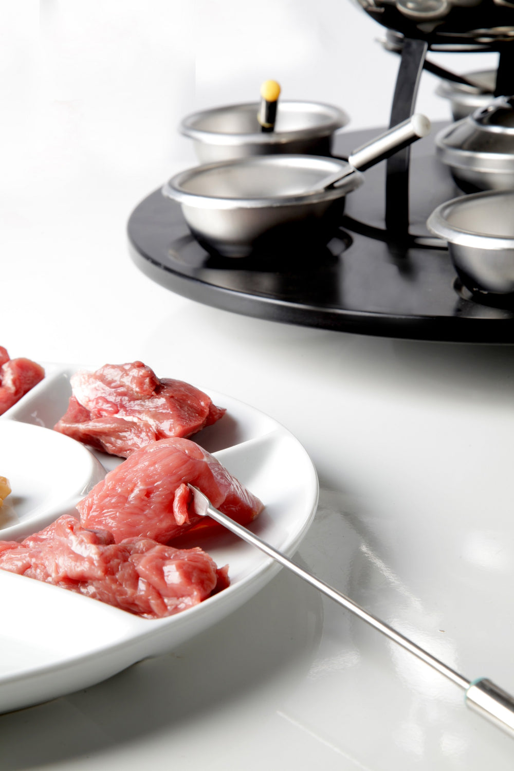 Set d'assiettes Cosy & Trendy - 6 compartiments - Gourmet - 23,5 cm - 4 pièces