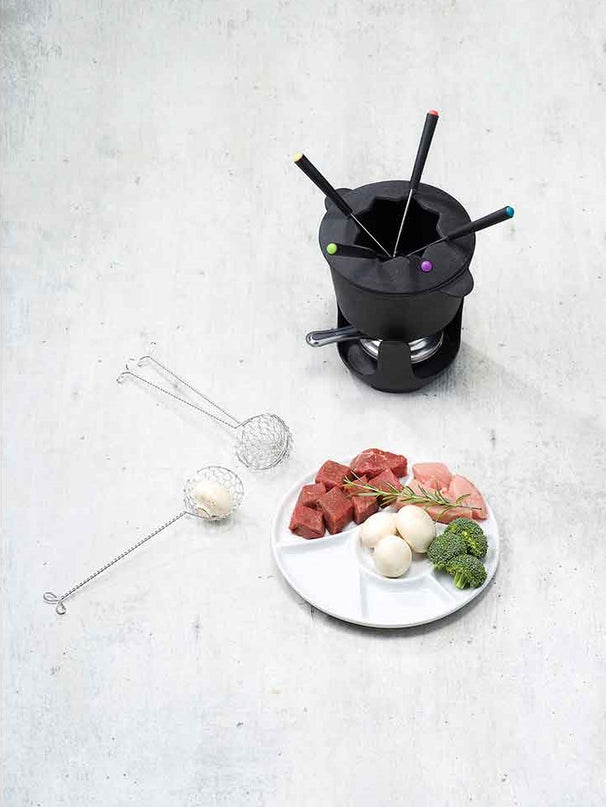 Set d'assiettes Cosy & Trendy - 6 compartiments - Gourmet - 23,5 cm - 4 pièces
