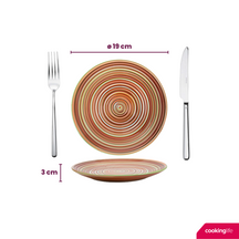 Set de vaisselle Cookinglife - 6 personnes - Rhythm & Lines - 26,5 cm - 18 pieces