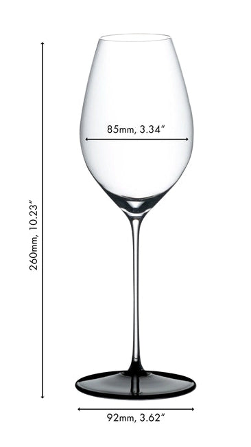 Verre à vin blanc Riedel Fatto A Mano Black Tie - Sauvignon Blanc / Champagne - 464 ml