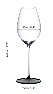 Verre à vin blanc Riedel Fatto A Mano Black Tie - Sauvignon Blanc / Champagne - 464 ml