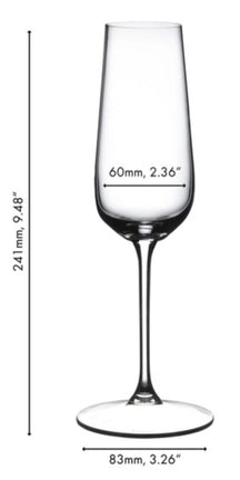 Verres à champagne Riedel Grape@Riedel - Flûtes à champagne - 250 ml - 2 pièces