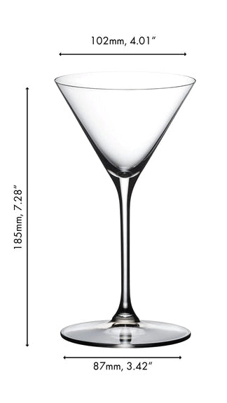 Verres à cocktail / verres à martini Riedel Grape@Riedel - Martini / Cocktail - 200 ml - 2 pièces