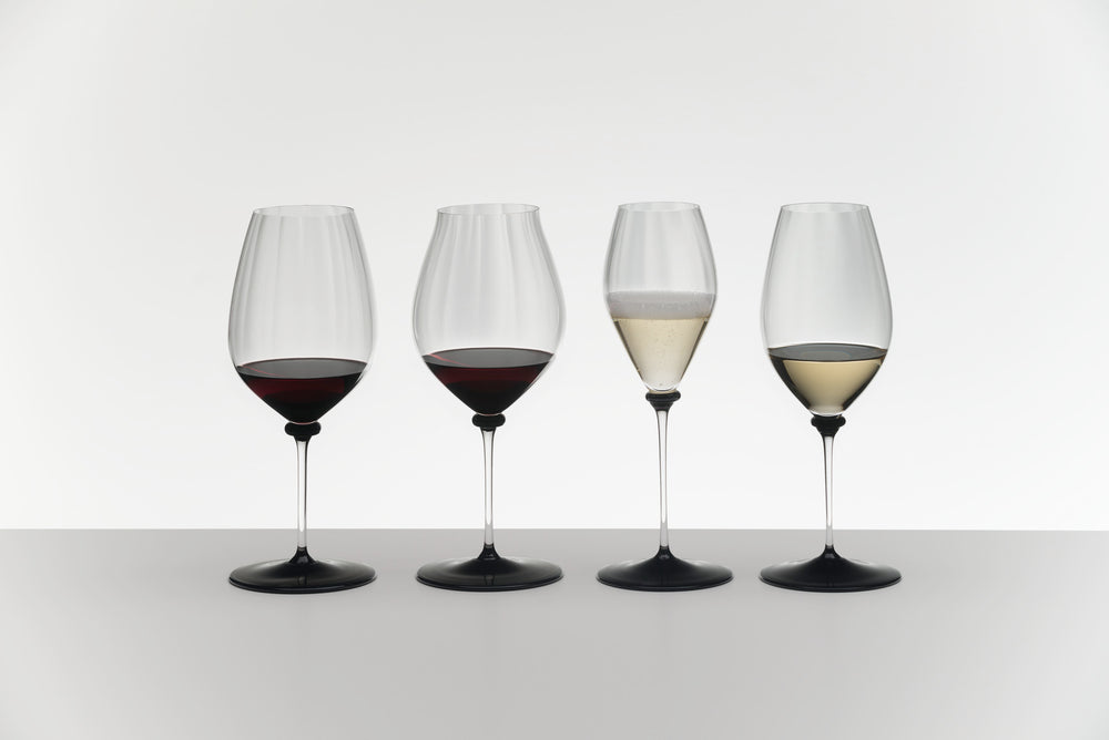 Verre à champagne Riedel Fatto A Mano Performance - Pied noir - 375 ml