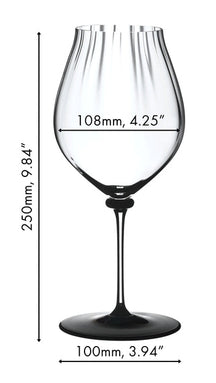 Verre à vin rouge Riedel Fatto A Mano Performance - Pinot Noir - Pied noir - 830 ml
