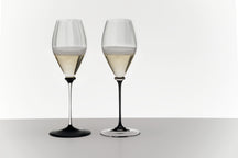 Verre à champagne Riedel Fatto A Mano Performance - Pied noir - 375 ml
