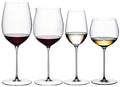 Ensemble de verres à vin Riedel Superleggero - Bordeaux Grand Cru, Burgundy Grand Cru, Riesling & Oaked Chardonnay - 4 pièces