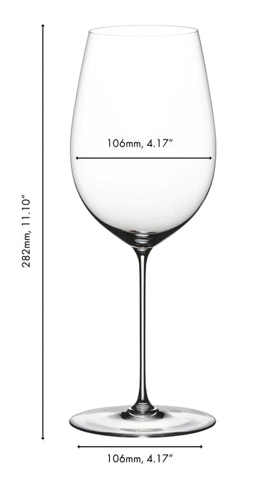 Ensemble de verres à vin Riedel Superleggero - Bordeaux Grand Cru, Burgundy Grand Cru, Riesling & Oaked Chardonnay - 4 pièces