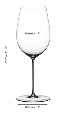 Ensemble de verres à vin Riedel Superleggero - Bordeaux Grand Cru, Burgundy Grand Cru, Riesling & Oaked Chardonnay - 4 pièces