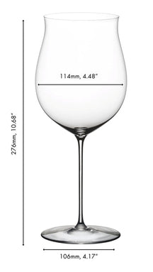 Ensemble de verres à vin Riedel Superleggero - Bordeaux Grand Cru, Burgundy Grand Cru, Riesling & Oaked Chardonnay - 4 pièces