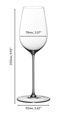 Ensemble de verres à vin Riedel Superleggero - Bordeaux Grand Cru, Burgundy Grand Cru, Riesling & Oaked Chardonnay - 4 pièces