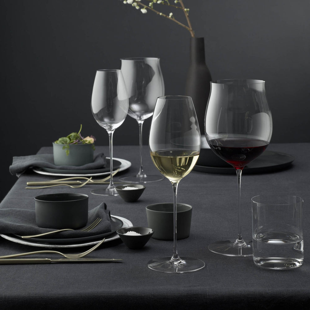 Ensemble de verres à vin Riedel Superleggero - Bordeaux Grand Cru, Burgundy Grand Cru, Riesling & Oaked Chardonnay - 4 pièces