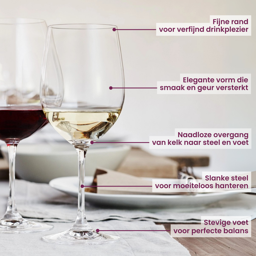 Ensemble de verres a vin Riedel - Verres a vin rouge - Vinum - 700 ml - 2 pièces