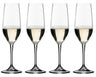 Verres à champagne Riedel Vivant - flûtes à champagne - 290 ml - 4 pièces