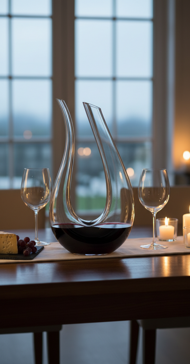 Carafe à décanter Riedel - Décanteur à vin - Amadeo Black Tie - 750 ml