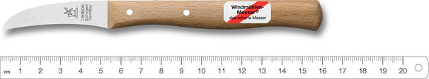 Couteau éplucheur Robert Herder - Couteau à éplucher - Dunschliff - 6 cm