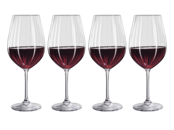 Set de verres a vin Cookinglife - Verres a vin rouge - Verano - 690ml - 4 pièces