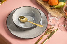 Set d'assiettes Cookinglife - en céramique - Nola Warm Grey - Ø27 cm - 6 pièces