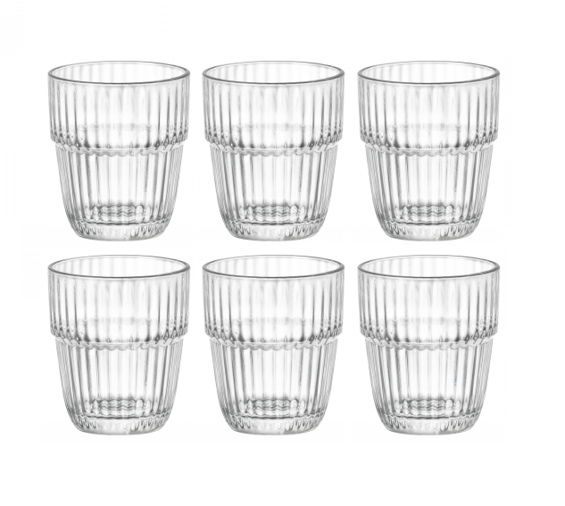 Set de verres à eau Bormioli Rocco - Gobelet - Barshine - 210 ml - 6 pièces