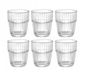 Set de verres à eau Bormioli Rocco - Gobelet - Barshine - 210 ml - 6 pièces