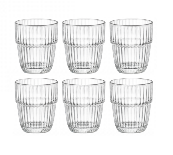 Set de verres à eau Bormioli Rocco - Gobelet - Barshine - 210 ml - 6 pièces