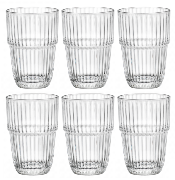 Ensemble de verres Bormioli Rocco - Long drink - Barshine - 380 ml - 6 pieces