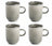 Mugs Salt & Pepper Meridian Vert/Bleu 330 ml - 4 pièces