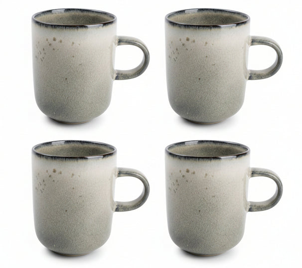 Mugs Salt & Pepper Meridian Vert/Bleu 330 ml - 4 pièces