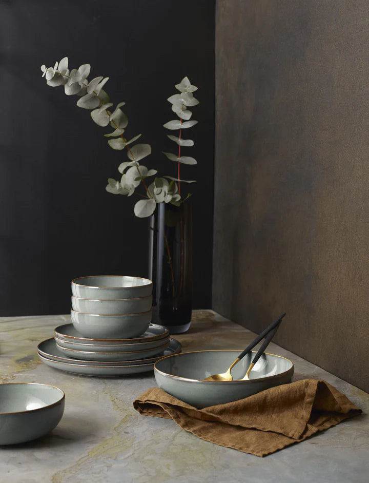 Ensemble d'assiettes ASA Selection - Eucalyptus - Saisons - 26,5 cm - 4 pièces