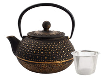 Théière Salt & Pepper - En fonte - My Tea - 800 ml - Noir/Or