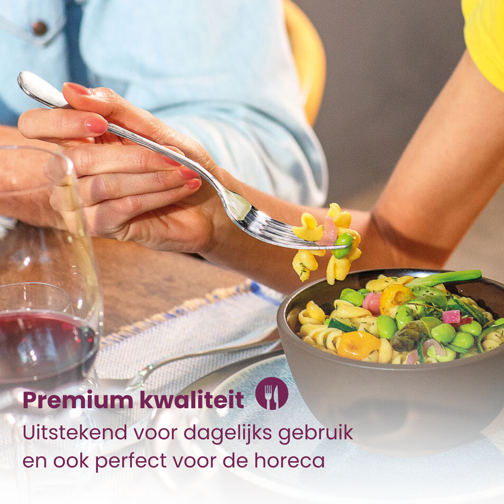 Ensemble de couverts Sambonet Bloom Monobloc en acier inoxydable de 36 pièces.