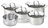 Ensemble de casseroles Beka - Set de cuisson - Maestro - Ø 16/20/24 cm - 5 pièces