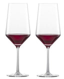 Ensemble de verres a vin Zwiesel - Verres a bordeaux - Pure - 680 ml - 2 pièces