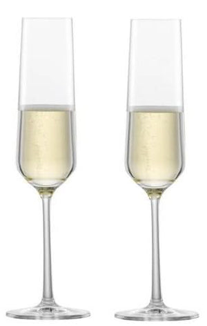 Set de verres à champagne Zwiesel - Verres à champagne - Pure - 215ml - 2 pièces