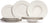 Service de vaisselle Villeroy & Boch Manufacture Rock - Blanc - 12 pièces / 4 personnes - 4 Assiette plates, 4 assiettes à petit-déjeuner en 4 assiettes creuses