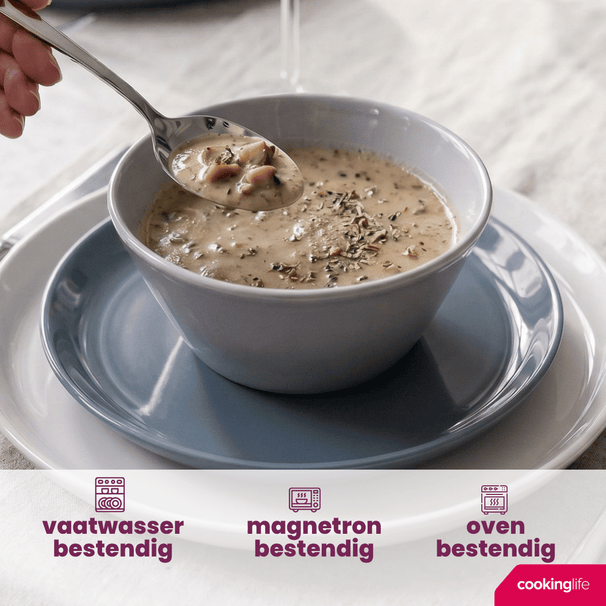 Ensemble de bols Cookinglife - Bols à soupe - Siaki - Ø 14 cm - 6 pièces
